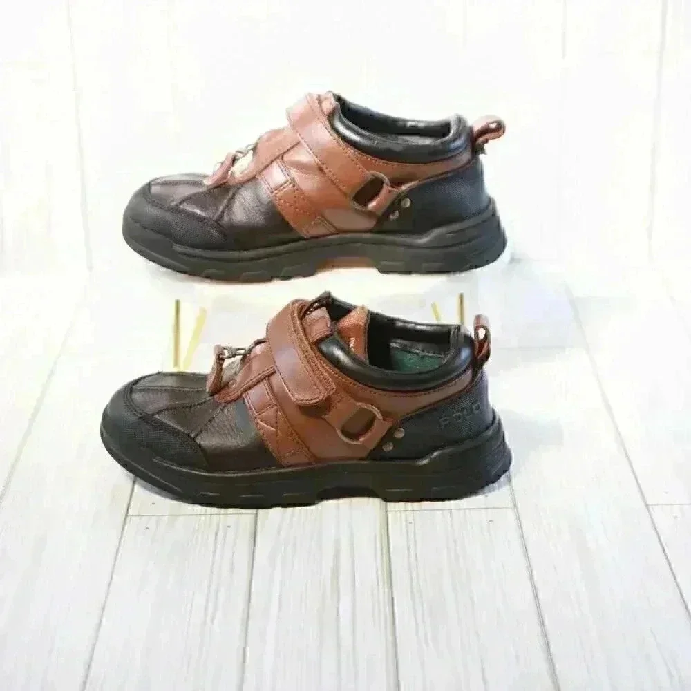 Polo by Ralph Lauren Boy's size 1 Leather upper Ralph Lauren Oxfordable III boot